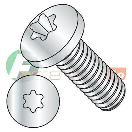 Newport Fasteners M8-1.25 x 12 mm Torx Pan Machine Screw, Zinc Plated Steel, 1500 PK 318666